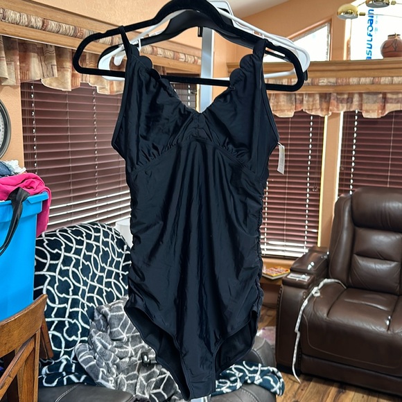 Kimi and Kai Other - Kimi + Kai Black Maternity One Piece Swimsuit